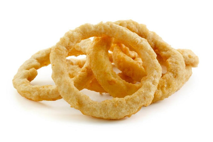 Giant Whole Beer Battered Onion Rings (500g).