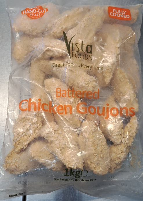 Battered Chicken Fillet Goujons (Fully cooked)
