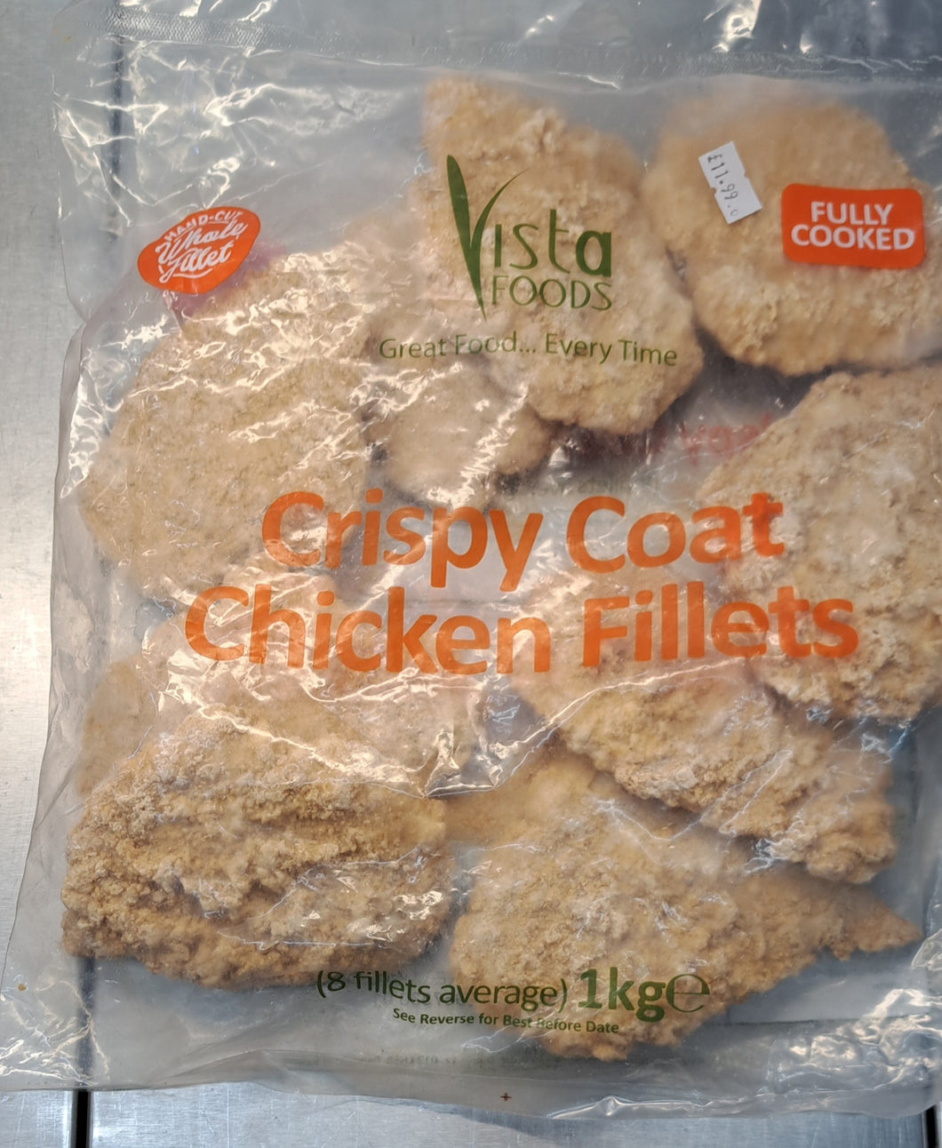 Crispy Coated Chicken Fillets (Fully Cooked)