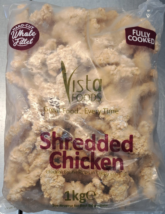 Shredded Chicken Fillet Strips (Fully Cooked)